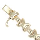 9ct Yellow Gold Fancy Bracelet 7.5"