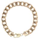 9ct Yellow Gold Curb Bracelet 8"
