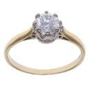18ct Yellow Gold Cubic Zirconia Single Stone Ring