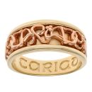 9ct Yellow and Rose Gold Cariad Clogau Ring