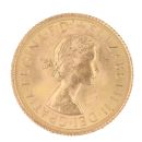 1967 Elizabeth II First Portrait UK Full Sovereign Coin