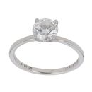14ct White Gold 1.00ct Brilliant Cut Lab Grown Diamond Solitaire Ring