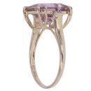 9ct Yellow Gold 0.05ct Diamond and Ametrine Ring