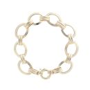 14ct Yellow Gold Fancy Bracelet 7.5"