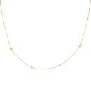22ct Yellow Gold Beaded Chain 16"