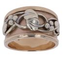 9ct Yellow and White Gold Tree of Life Clogau Ring