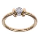 14ct Yellow Gold 0.25ct Brilliant Cut Diamond Solitaire Ring