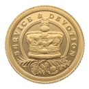 2022 Tristan De Cunha Service & Devotion UK 1/8 Sovereign Coin