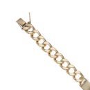 9ct Yellow Gold Curb ID Bracelet 9"