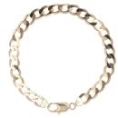 9ct Yellow Gold Curb Bracelet 8"