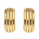 22ct Yellow Gold Grain Dot Stud Earrings