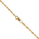 22ct Yellow Gold Twist Chain 20"