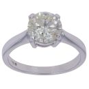 18ct White Gold 2.00ct Tinted Diamond Solitaire Ring