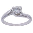 18ct White Gold 0.60ct Brilliant Cut Diamond Solitaire Ring