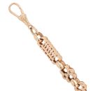 9ct Yellow Gold Stars and Bars Bracelet 7"
