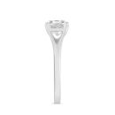 18ct White Gold 2.00ct Cushion Shaped Lab Grown Diamond Solitaire Ring G VS