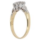 18ct Yellow Gold 0.30ct Brilliant Cut Diamond Trilogy Ring