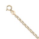 14ct Yellow Gold Children's Cubic Zirconia ID Bracelet 6"