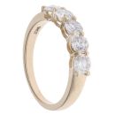 9ct Yellow Gold 1.20ct Lab Grown Diamond Five Stone Ring