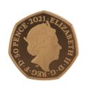 2021 Tigger UK 50p Coin Boxed with Proof