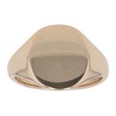 9ct Yellow Gold Plain Signet Ring