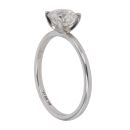 14ct White Gold 1.00ct Brilliant Cut Lab Grown Diamond Solitaire Ring