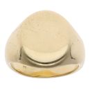 18ct Yellow Gold Plain Oval Signet Ring