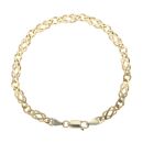 9ct Yellow Gold Celtic Bracelet 7"