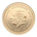 2023 King Charles Coronation Proof 1/8th Sovereign Boxed UK Coin