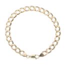 9ct Yellow Gold Curb Bracelet 8"