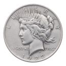1923 Peace Dollar USA Coin