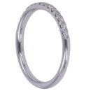18ct White Gold 0.15ct Brilliant Cut Diamond Eternity Ring