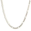 9ct Yellow Gold Figaro Chain 24"