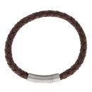 Unique & Co Dark Brown Leather Bracelet