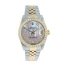 Rolex Custom Datejust Pre Owned Watch Ref 68273