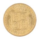 1887 Victoria Jubilee UK Half Sovereign Coin