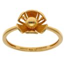 22ct Yellow Gold Flower Ring