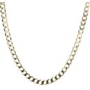 9ct Yellow Gold Curb Chain 20"