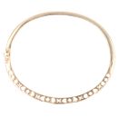 9ct Yellow And White Gold 0.20ct Brilliant Cut Diamond Bangle