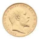 1903 Edward VII Large Head UK Full Sovereign Coin