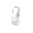 Platinum Soft Chamfered Edge Wedding Band 5mm