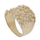9ct Yellow Gold Five Row Keeper Ring