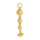 22ct Yellow Gold stud with ball Droppers