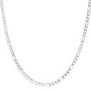 Silver Figaro Chain 22"