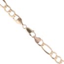 9ct Yellow Gold Figaro Chain 22"