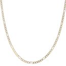 14ct Yellow Gold Figaro Chain 22"