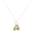 9ct Yellow Gold Boxing Gloves Pendant and Chain 18"