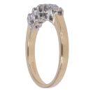 18ct Yellow Gold 0.50ct Brilliant Cut Diamond Five Stone Ring