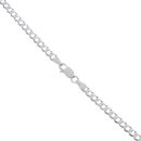 Silver Curb Chain 20" By Icesia
