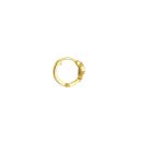 22ct Yellow Gold Cubic Zirconia hoop Earring